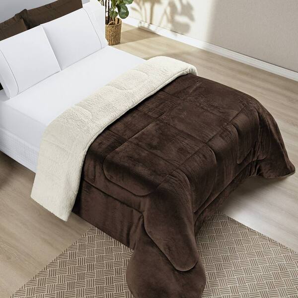 Edredom Queen Coberdrom Sherpa/mantinha Everest 1 Peça - Taba