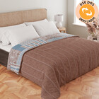 Edredom Queen De Malha 100 Algodão E Plush Dupla Face Antialé