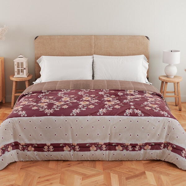 Edredom Queen Dupla Face Aveludado Coberdrom Antialérgico 240