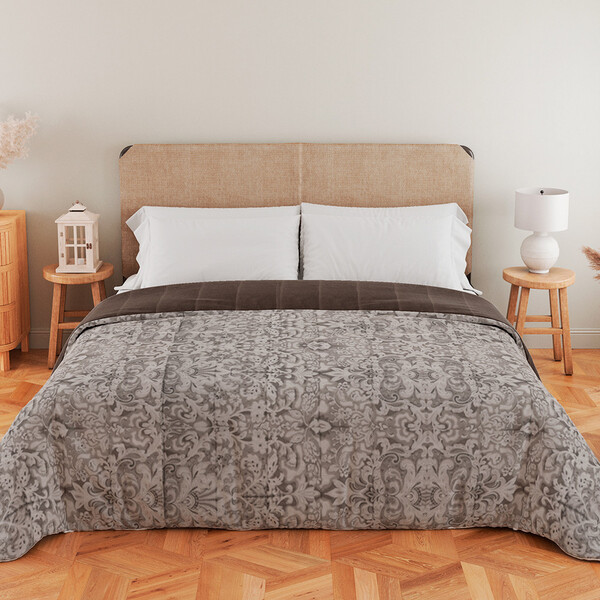 Edredom Queen Dupla Face Aveludado Coberdrom Antialérgico 240