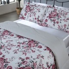 Edredom Queen Dupla Face Missy Percal 180 Fios 3 Peças Cinza