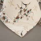 Edredom Queen Dupla Face Missy Percal 180 Fios 3 Peças Palha