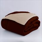 Edredom Queen Marrom E Bege + Jogo De Lençol 06 Peças Aconche