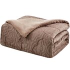 Edredom Queen Plush Dupla Face Toque Flannel Tessi