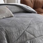 Edredom Queen Plush Dupla Face Toque Flannel Tessi