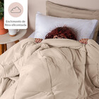 Edredom Queen Premium Em Percal Acetinado Toque De Pluma 240x