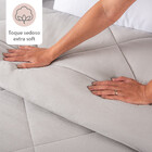 Edredom Queen Premium Em Percal Acetinado Toque De Pluma 240x