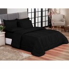 Edredom Queen Preto Aconchego Dupla Face 2,4 X 2,1 Metros Cas