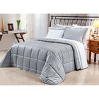 Edredom Queen Size Dupla Face Concreto 400 Fios Egípcio 100%