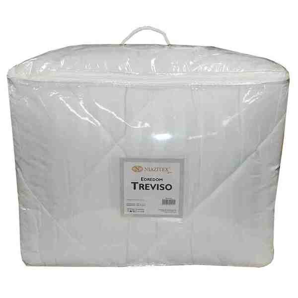 Edredom - Queen Size - Dupla Face - Treviso - Branco - Niazitex