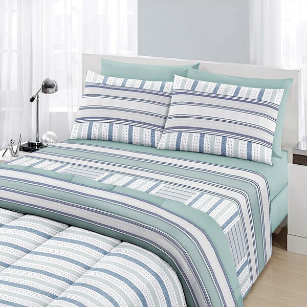 Edredom - Queen Size - Royal - Boston - 100% Algodão - Santis