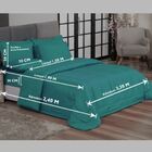 Edredom Queen Tiffany + Jogo De Lençol 06 Peças Aconchego Dup