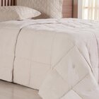 Edredom Queen Toque De Plumas 260 Fios New 220x240cm Amendoa
