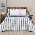 Edredom Sally Queen Malha 1pç - 100% Algodão - Cinza