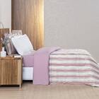 Edredom Sally Queen Malha 1pç - 100% Algodão - Rosé