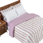 Edredom Sally Queen Malha 1pç - 100% Algodão - Rosé