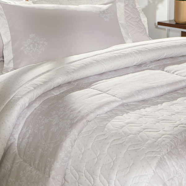 Edredom Satinee Kacyumara 300 Fios Linn - Casal