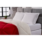 Edredom Sherpa Casa Dona Vermelho E Palha