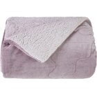 Edredom Sherpa Queen Dupla Face 220x240cm Old Mauve