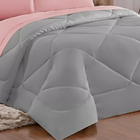 Edredom Soft Casal Queen Dupla Face 240x210cm Casen Cinzaerosa