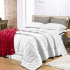 Edredom Solteiro 250x180cm Malha Natura Bernadete Casa Branco