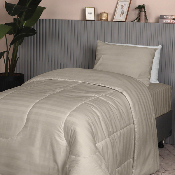 Edredom Solteiro 300 Fios 100% Algodão 220x160cm - BF Colchões