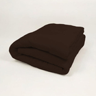Edredom Solteiro Avulso Microfibra Liso Casen Marrom