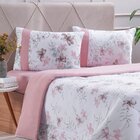 Edredom Solteiro Bella Cama Malha 125g/m² 100% Algodão 160x22