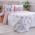 Edredom Solteiro Bella Cama Malha 125g/m² 100% Algodão 160x22