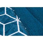 Edredom Solteiro Capetown 12 Azul 1,50x2,20m - Niazitex