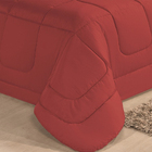 Edredom Solteiro Casa Dona Vermelho
