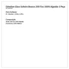 Edredom Solteiro Clássico Branco 200 Fios 100% Algodão 1 Peça