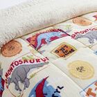 Edredom Solteiro Coberdrom Kids Sherpa/mantinha 1 Peça - Dino