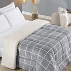 Edredom Solteiro Coberdrom Sherpa/mantinha Austin 1 Peça - Ci