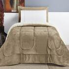 Edredom Solteiro Coberdrom Sherpa/mantinha Everest 1 Peça - C