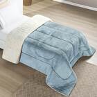 Edredom Solteiro Coberdrom Sherpa/mantinha Everest 1 Peça - Q