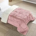 Edredom Solteiro Coberdrom Sherpa/mantinha Everest 1 Peça - R