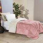 Edredom Solteiro Coberdrom Sherpa/mantinha Everest 1 Peça - R