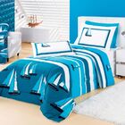 Edredom Solteiro Craft Percal 200 Fios 100% Algodão 3 Peças -