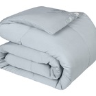 Edredom Solteiro Dupla Face Lepper Algodão Flora Cinza