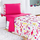 Edredom Solteiro Dupla Face Menina Rosa Estampado 2,10m X 1,4