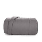 Edredom Solteiro Liss Algodão Grafite 180x240cm Karsten