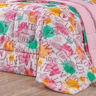 Edredom Solteiro Percal 200 Fios 100% Algodão 2 Peças Amore -