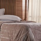 Edredom Solteiro Plush Sense Dupla Face 100% Poliéster 160x22
