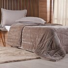 Edredom Solteiro Plush Sense Dupla Face 100% Poliéster 160x22