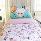 Edredom Solteiro Portallar Estampado Malha Mista 70% Algodão