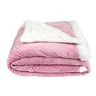 Edredom Solteiro Sherpa Rosa - A\casa
