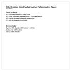 Edredom Solteiro Sport Azul Enxovais Aquarela 4 Peças