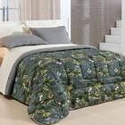 Edredom Super King Malha 100% Algodão Savana 01 Peça - Cinza