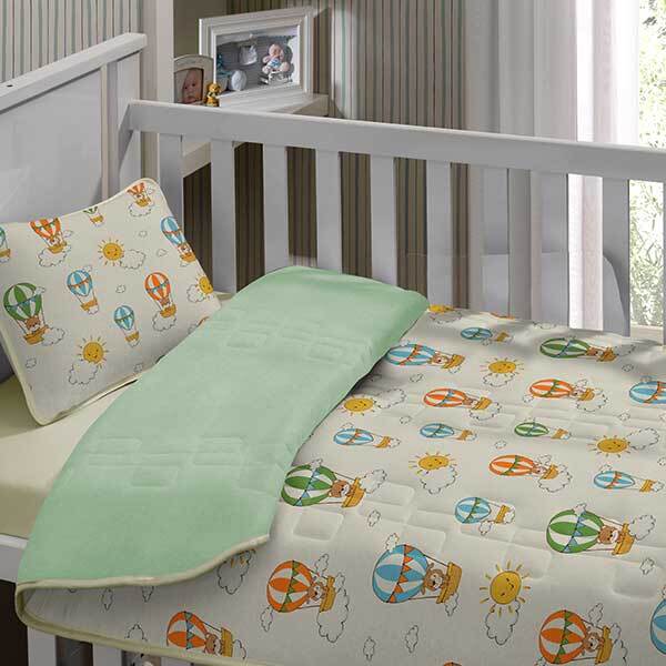 Edredom Tecebem Baby Duo Malha E Plush Nick Pérola